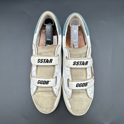 Golden Goose Old-School - Blanc Beige Vert C1459