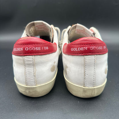Golden Goose Superstar - Blanc Rouge Léopard Paillettes K43