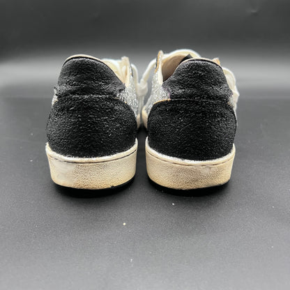 Golden Goose Ballstar - Blanc/Noir/Pailette/Gris K19