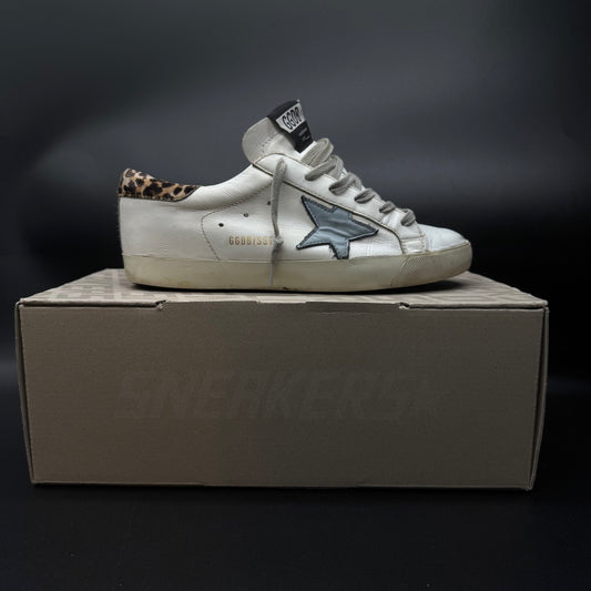 Golden Goose Superstar - Blanc/ Bleu/ Animal ▫️