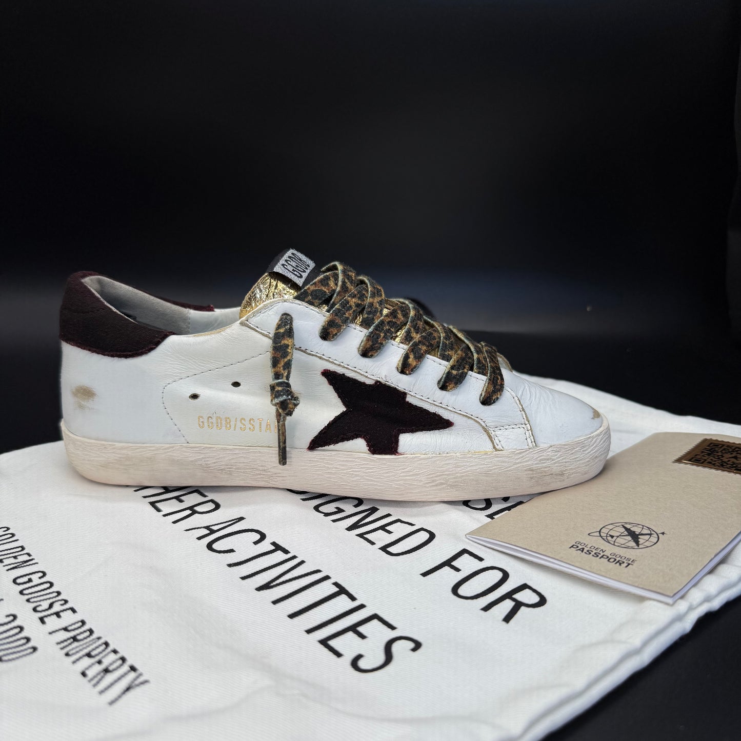 Golden Goose Superstar - Blanc/Leopard/Rouge/Noir◾️