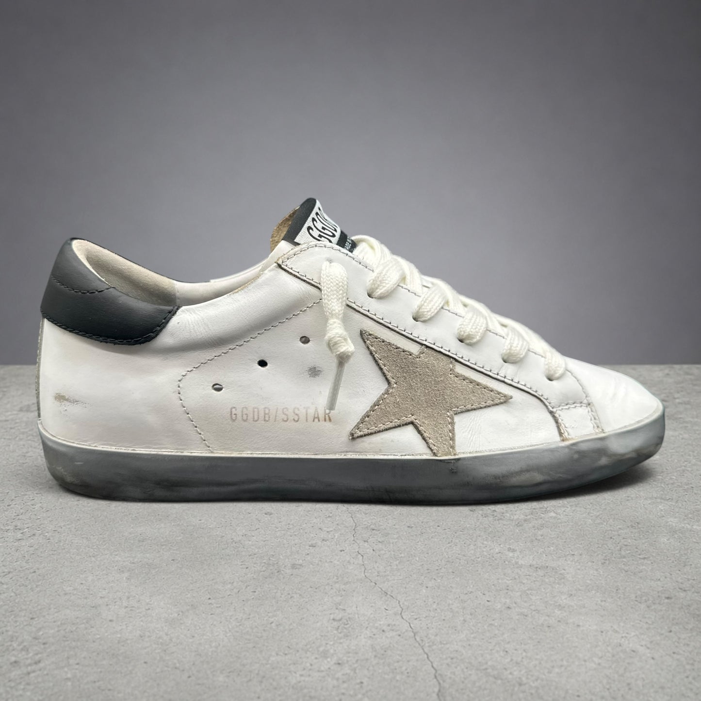 Golden Goose Superstar - Blanc Noir Beige Argent C1423
