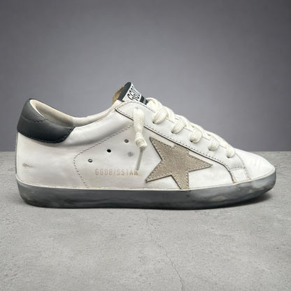 Golden Goose Superstar - Blanc Noir Beige Argent C1423