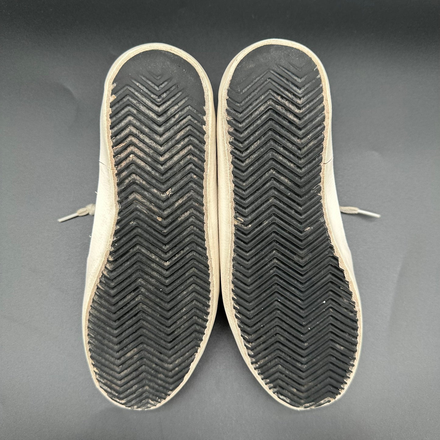 Golden Goose Superstar - Blanc Argent C985