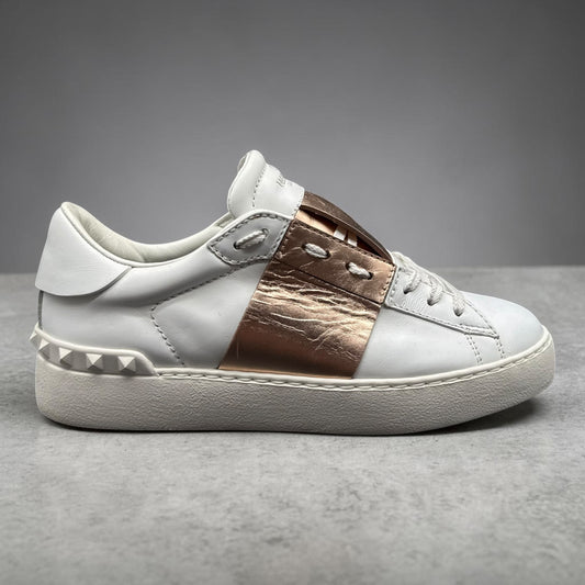 Valentino Open - Blanc Rose Métallique C885
