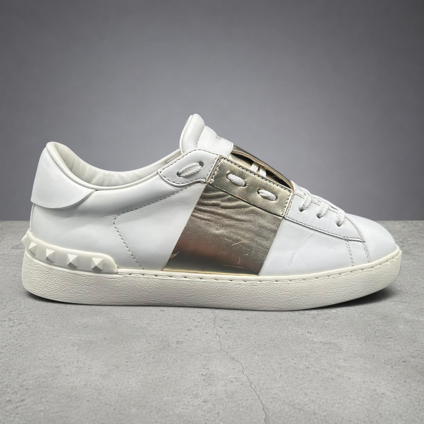Valentino Open - Blanc Or C1239