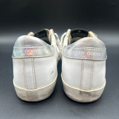 Golden Goose Superstar - Blanc Argent C1379