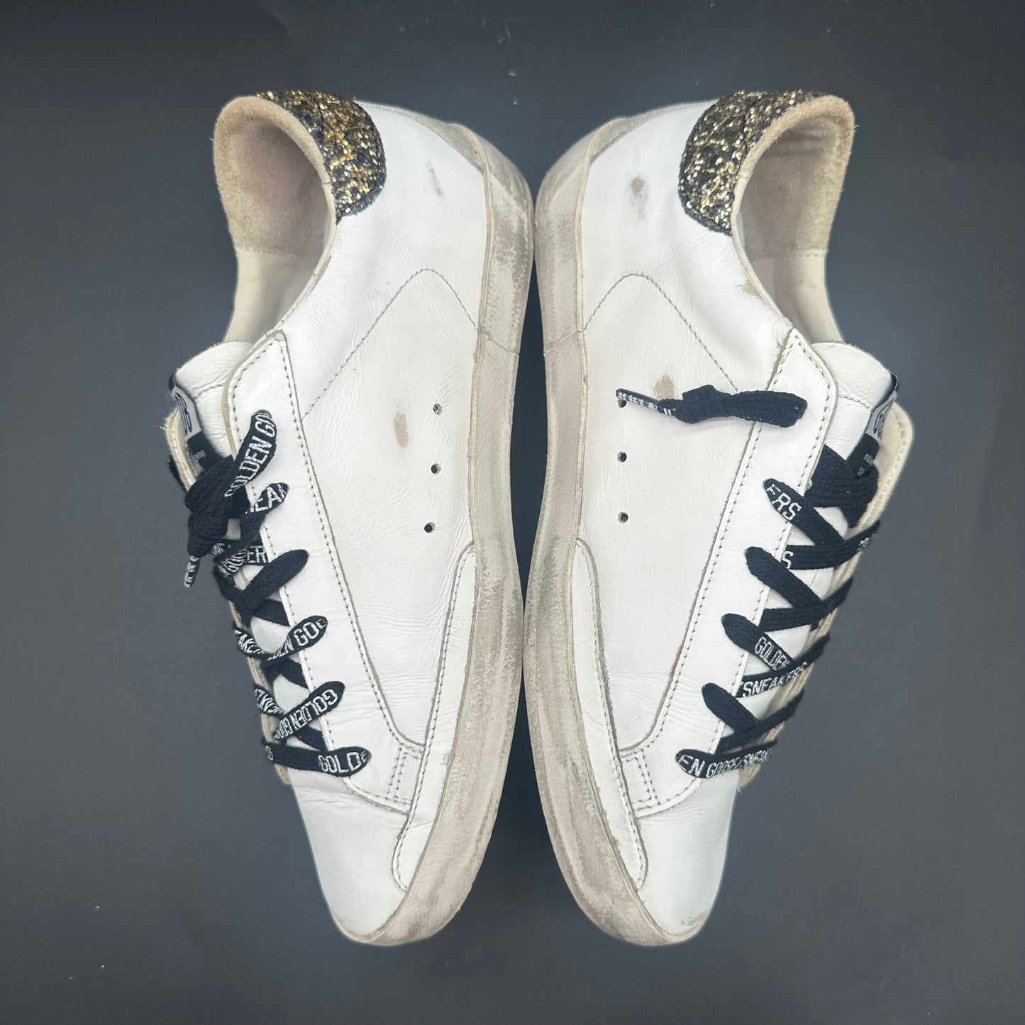 Golden Goose Superstar - Blanc Or Paillettes P426