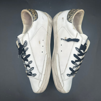 Golden Goose Superstar - Blanc Or Paillettes P426