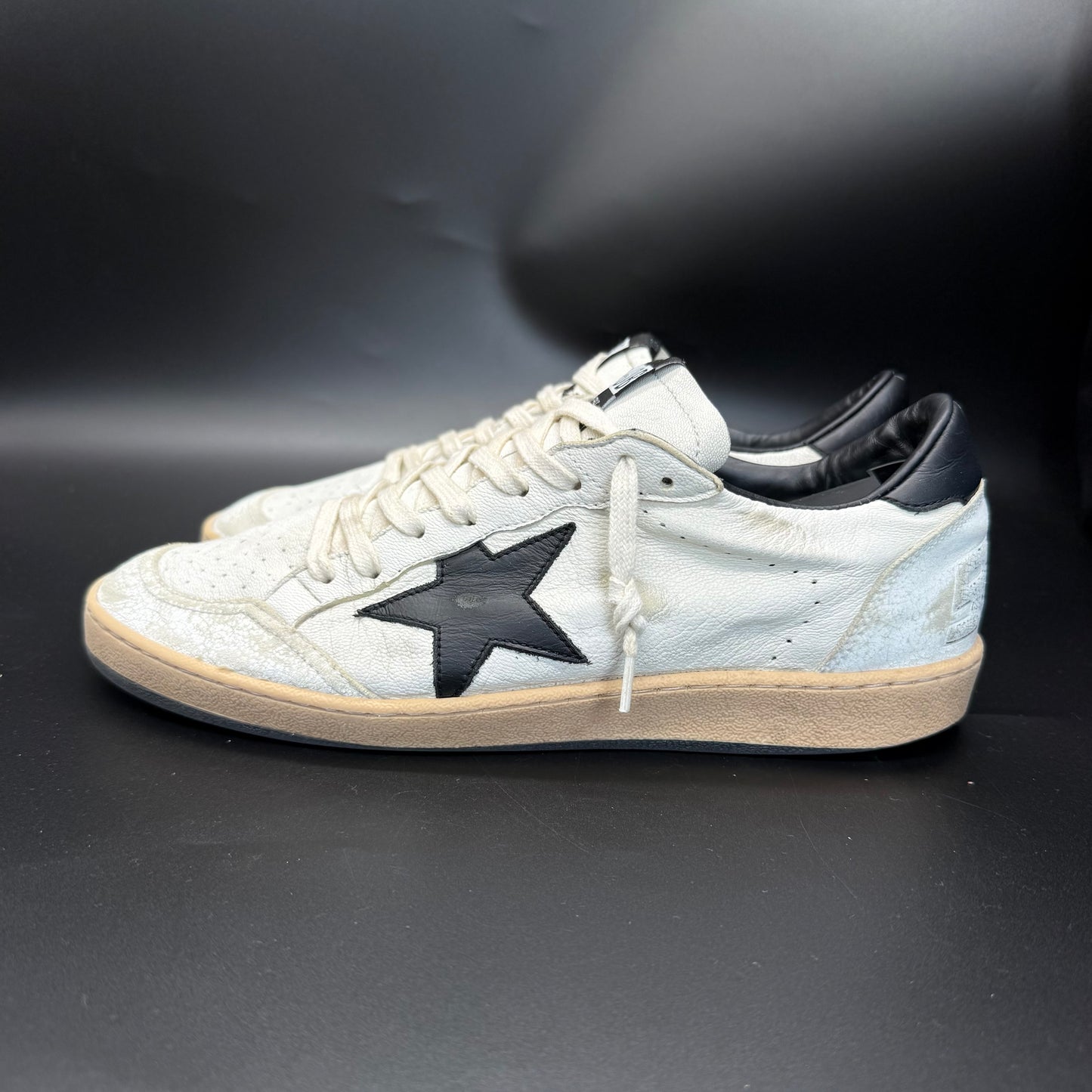 Golden Goose Ballstar - Blanc/Noir ◼️