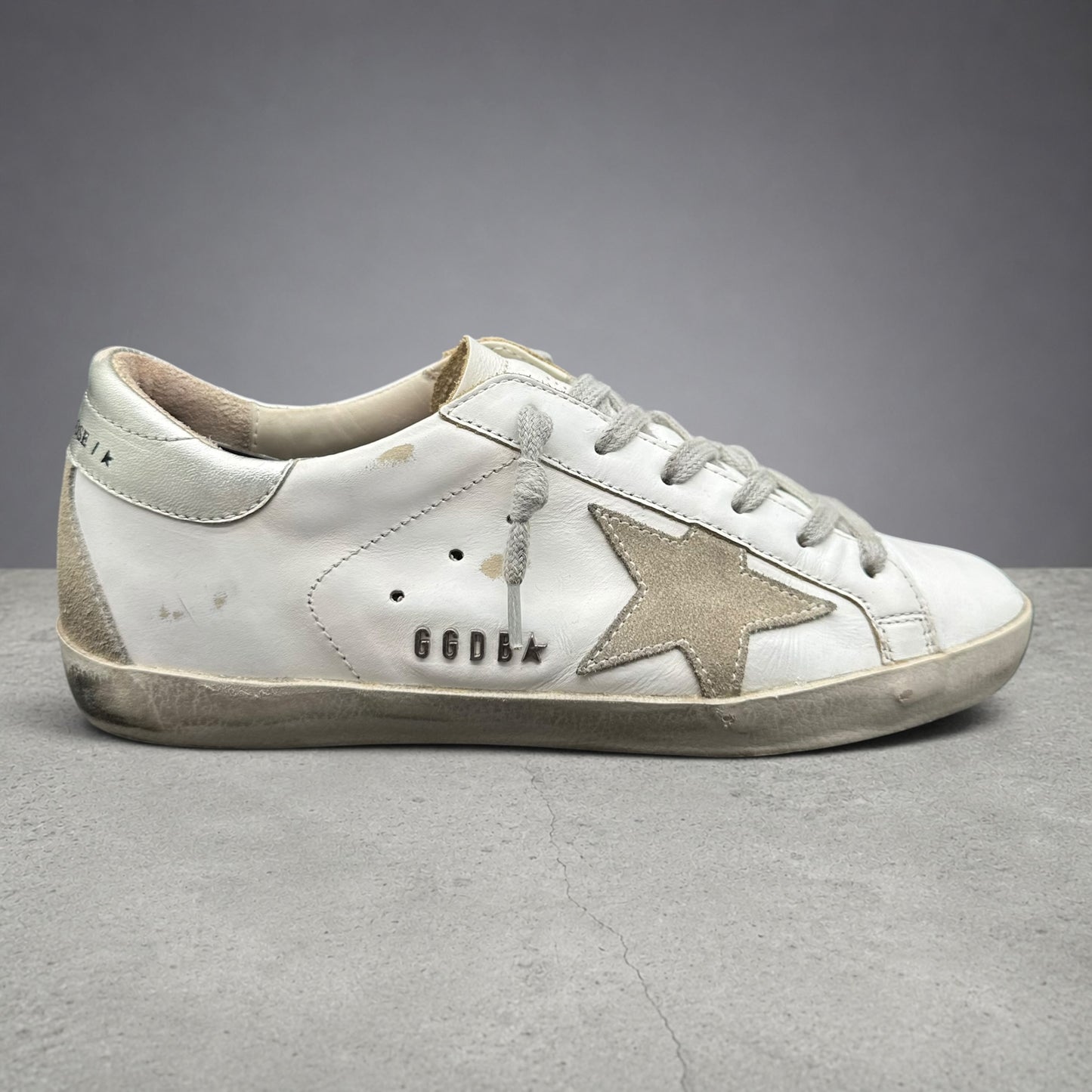 Golden Goose Superstar - Blanc Argent Beige C1373