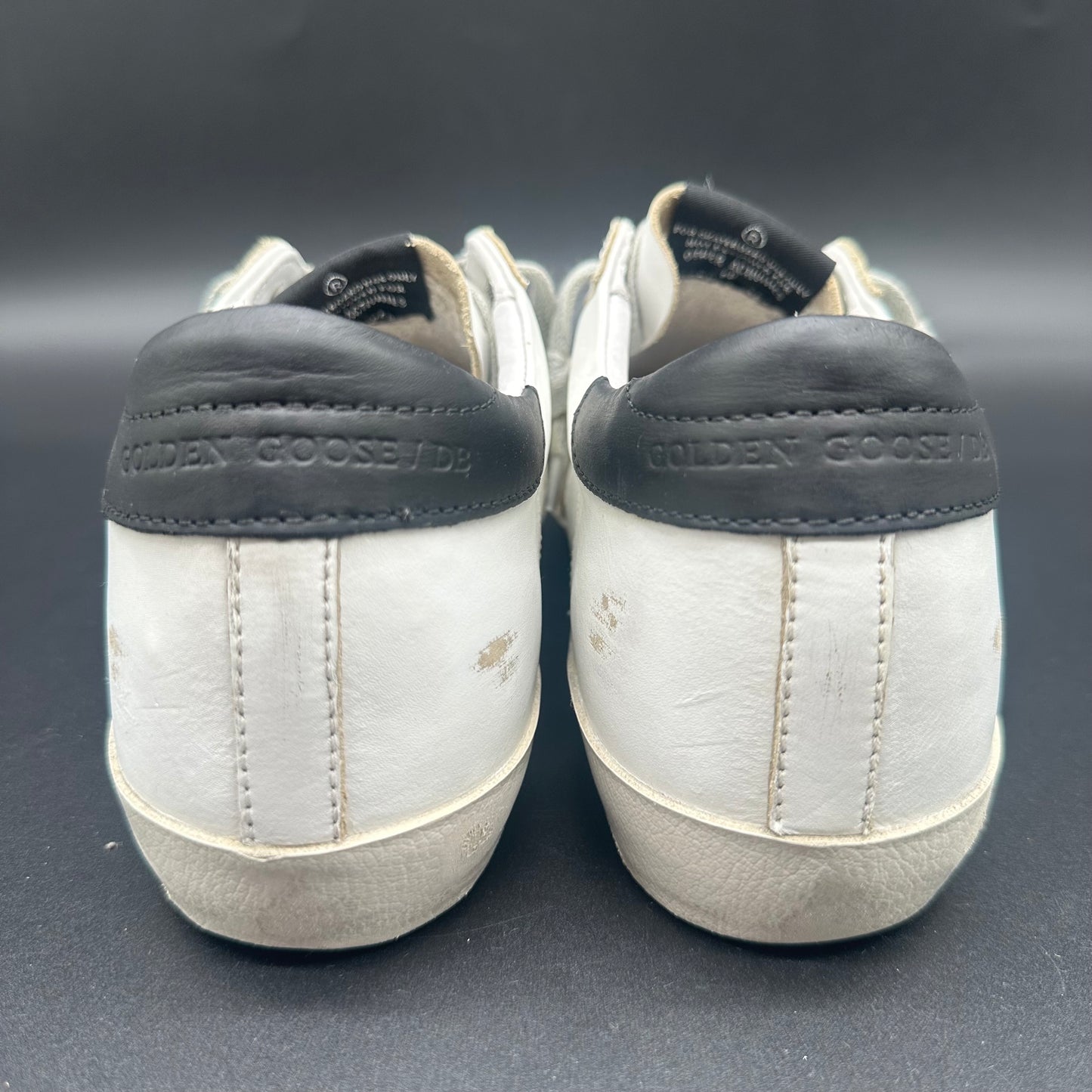 Golden Goose Superstar - Blanc Noir Paillettes C1290