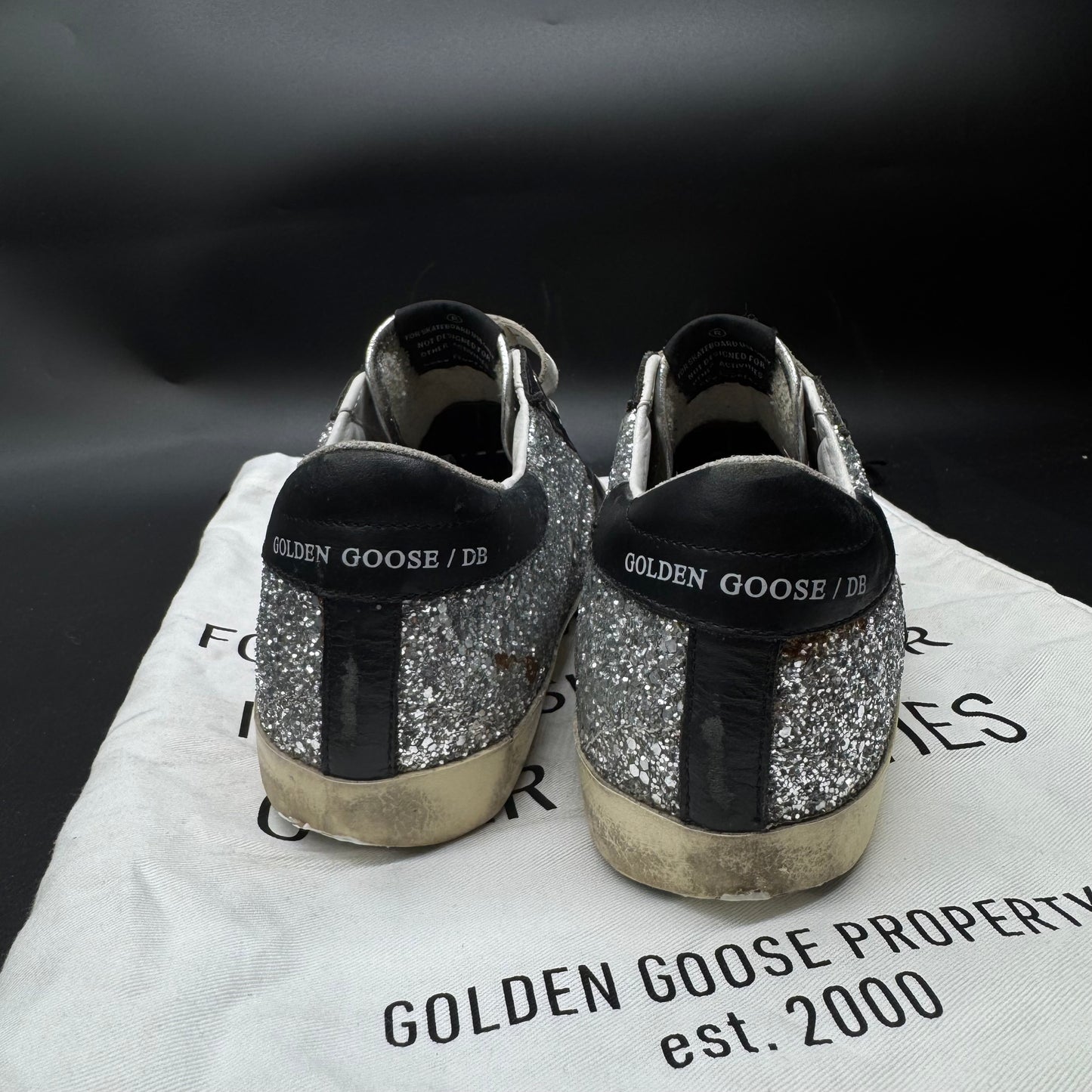 Golden Goose Old School - Argent/ Paillettes ▫️