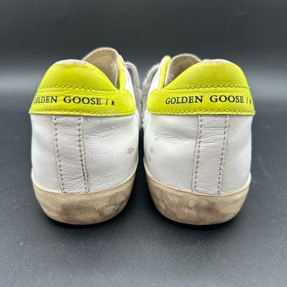 Golden Goose Superstar - Blanc Beige Jaune J029
