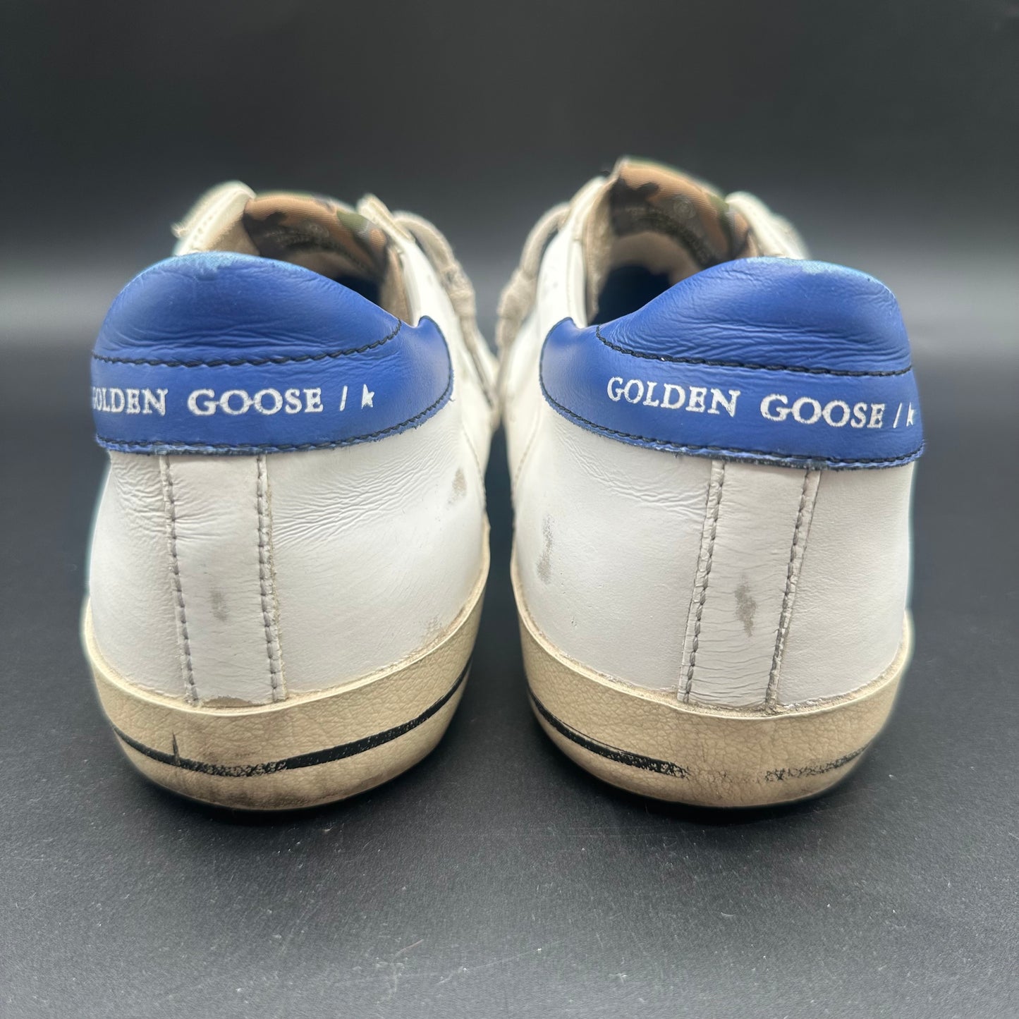 Golden Goose Superstar - Blanc Bleu Noir C1370