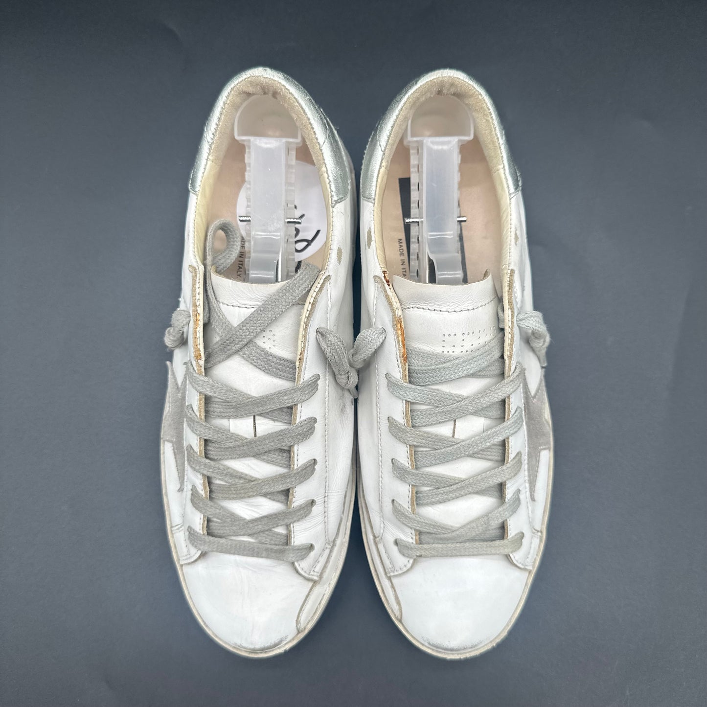 Golden Goose Superstar - Blanc Argent Beige P433