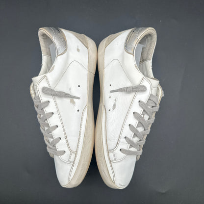 Golden Goose Superstar - Blanc Beige Argent C1139