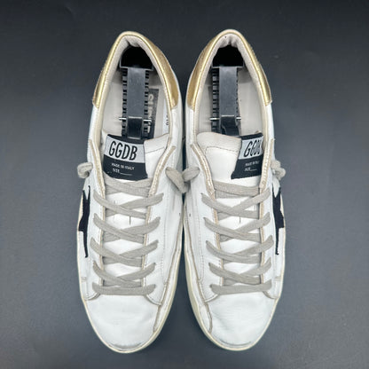Golden Goose Superstar - Blanc Noir Or J018
