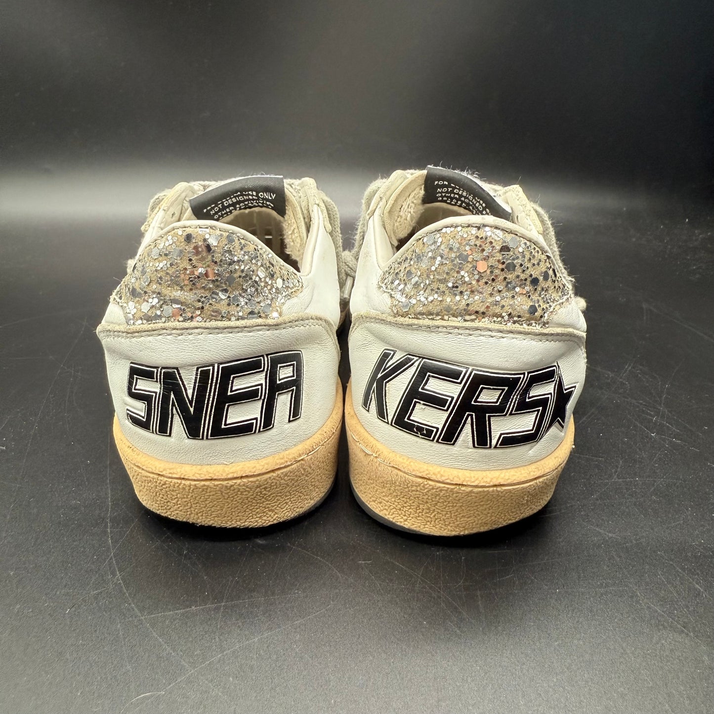 Golden Goose Ballstar - Blanc Argenté