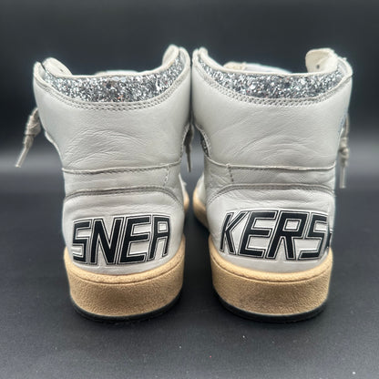Golden Goose Sky-Star - Blanc Argent Paillettes C1433