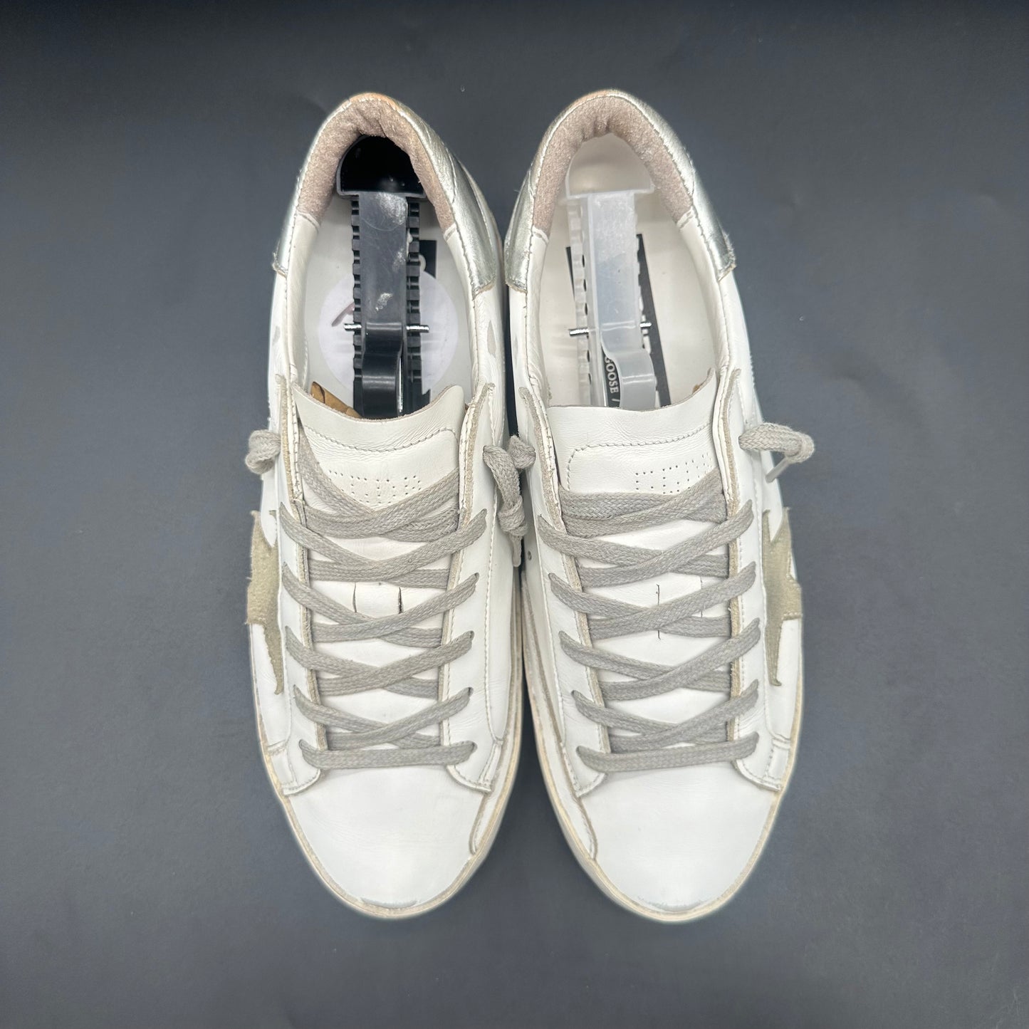 Golden Goose Superstar - Blanc Beige Argent P435