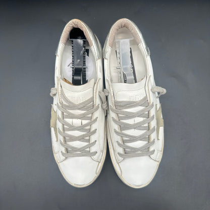 Golden Goose Superstar - Blanc Beige Argent P435