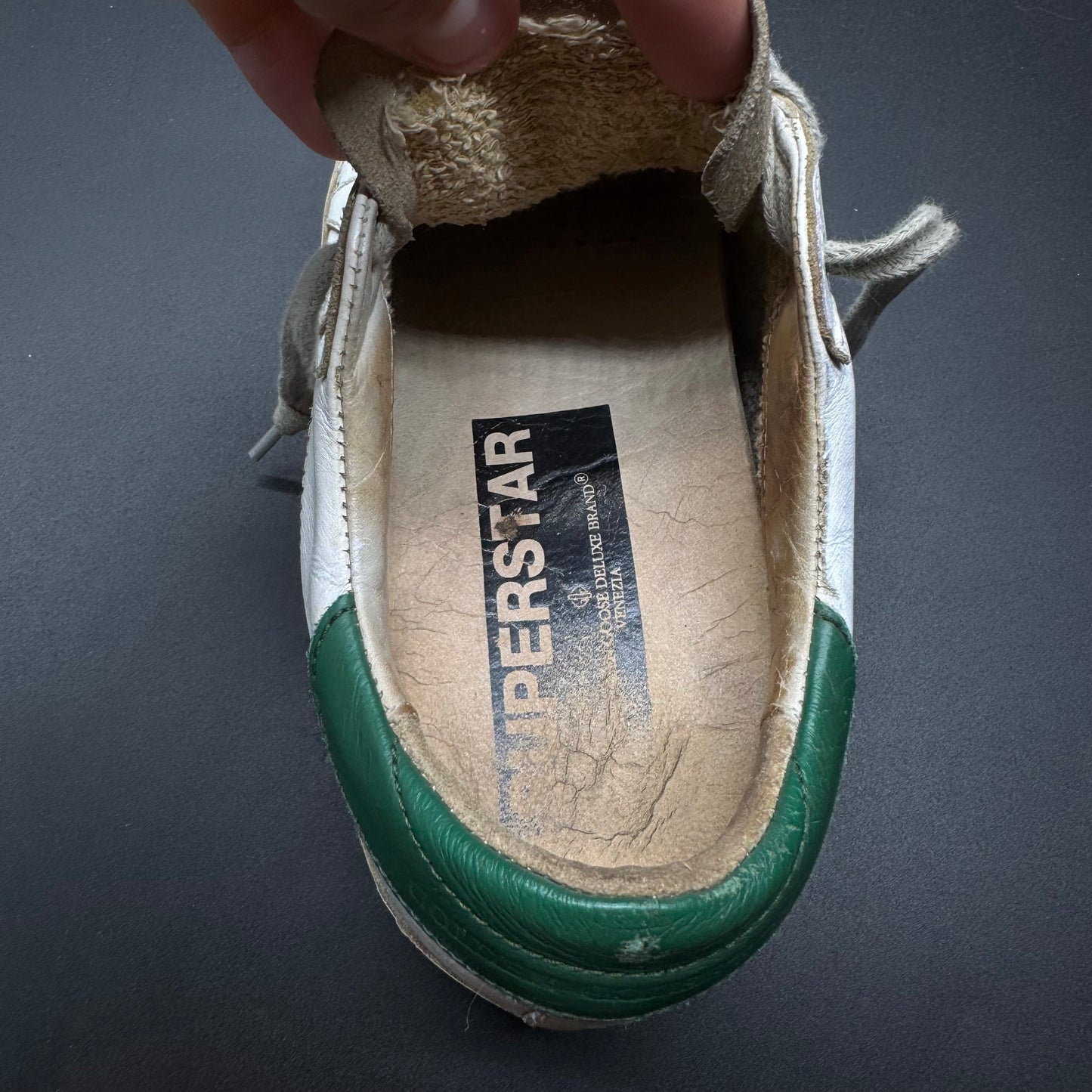 Golden Goose Superstar - Blanc/Vert ▫️