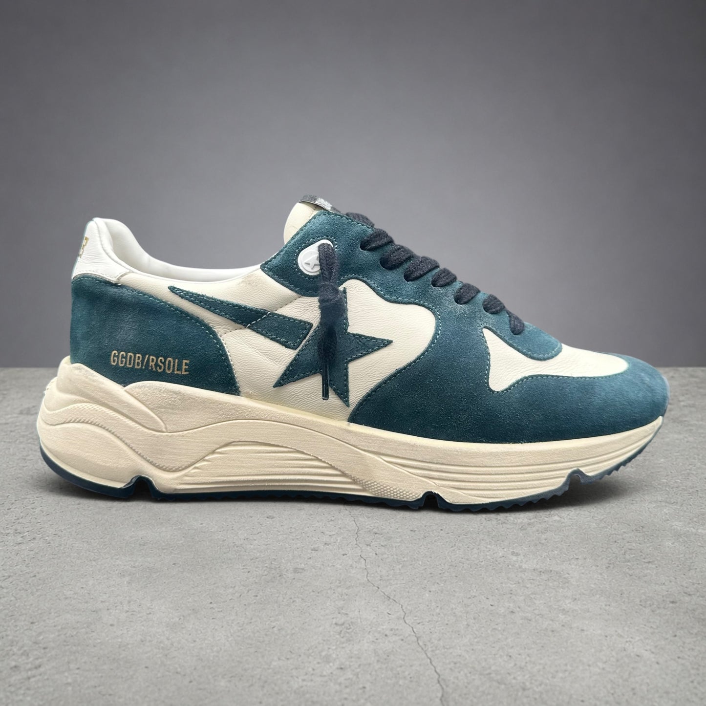 Golden Goose Running - Vert Blanc K28
