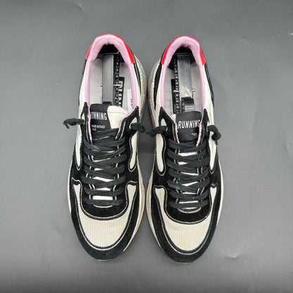 Golden Goose Running - Boanc Rouge Noir Argent Paillettes K46