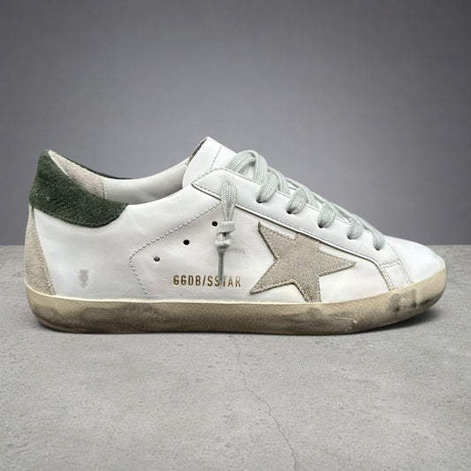 Golden Goose Superstar - Blanc Vert Beige C1313