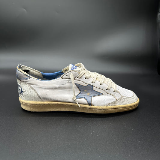 Golden Goose BallStar - Blanc/ Bleu ▪️