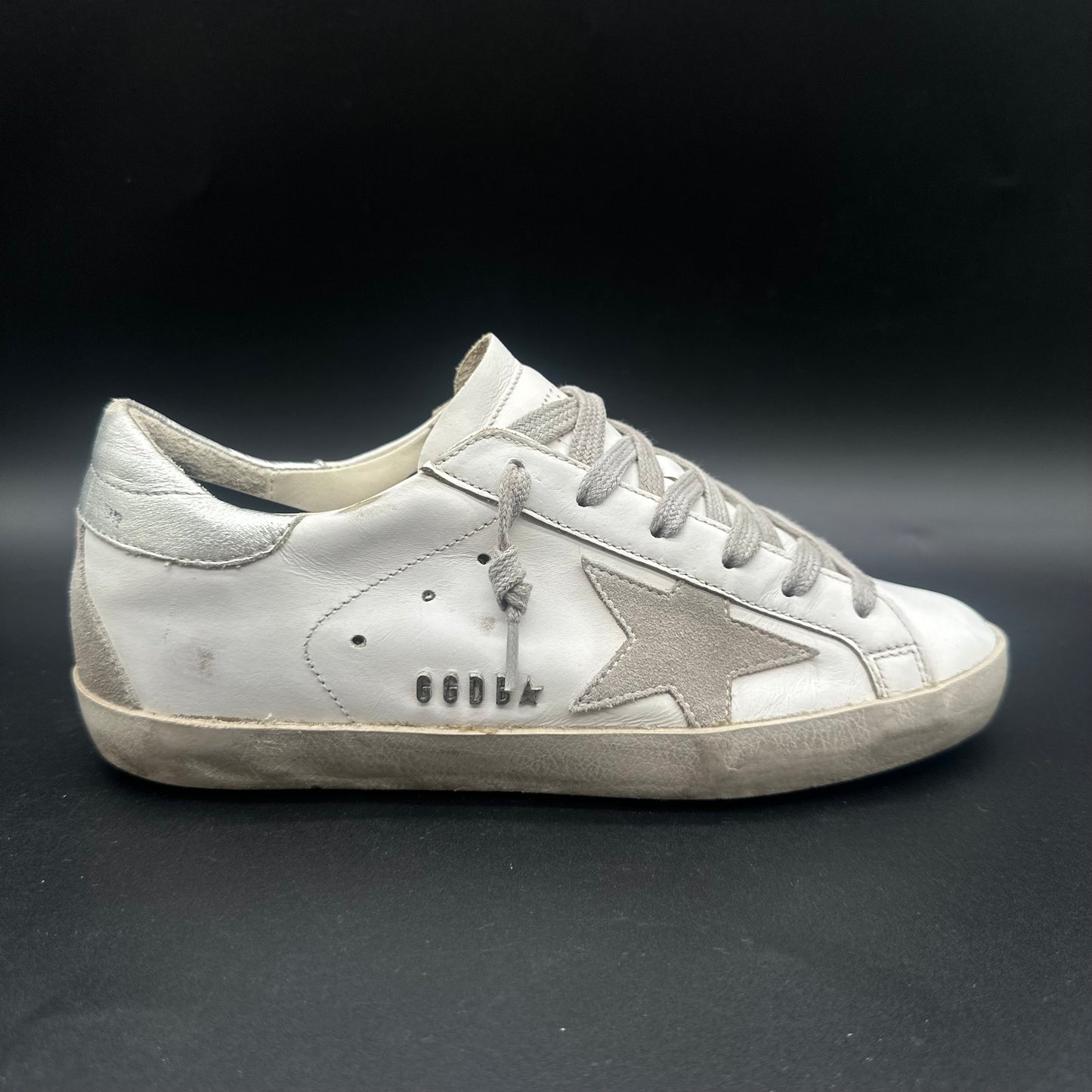 Golden Goose Superstar - Blanc Beige Argent C1350