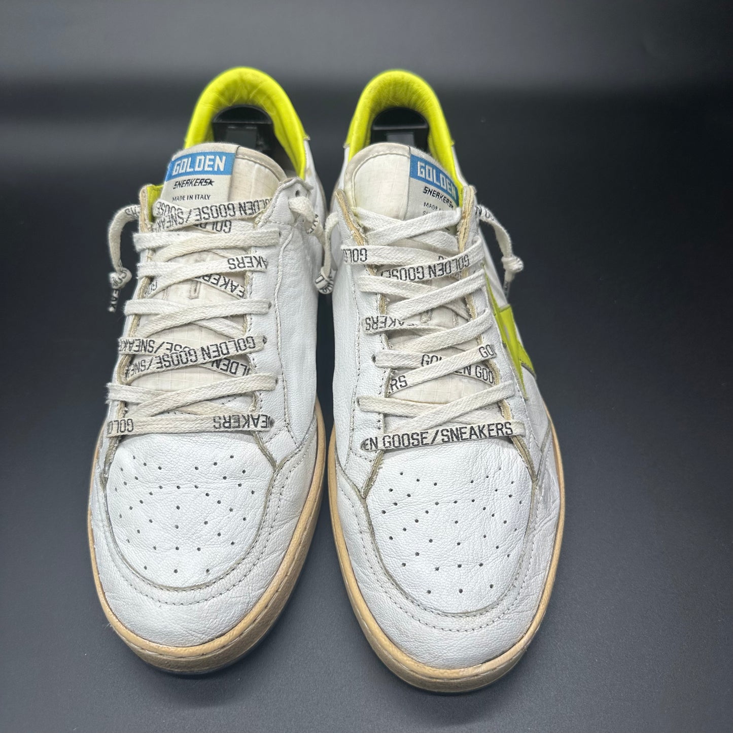 Golden Goose BallStar - Blanc/ Jaune ◾️