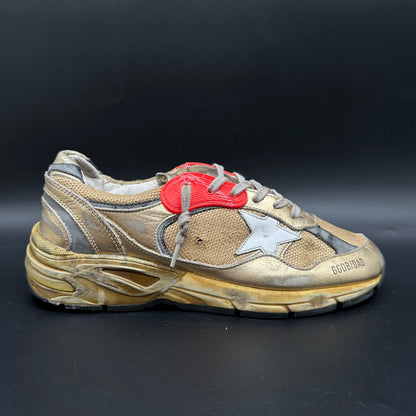 Golden Goose Dad-Star - Or Gris Rouge J010