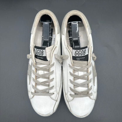 Golden Goose Superstar - Blanc Argent C1205