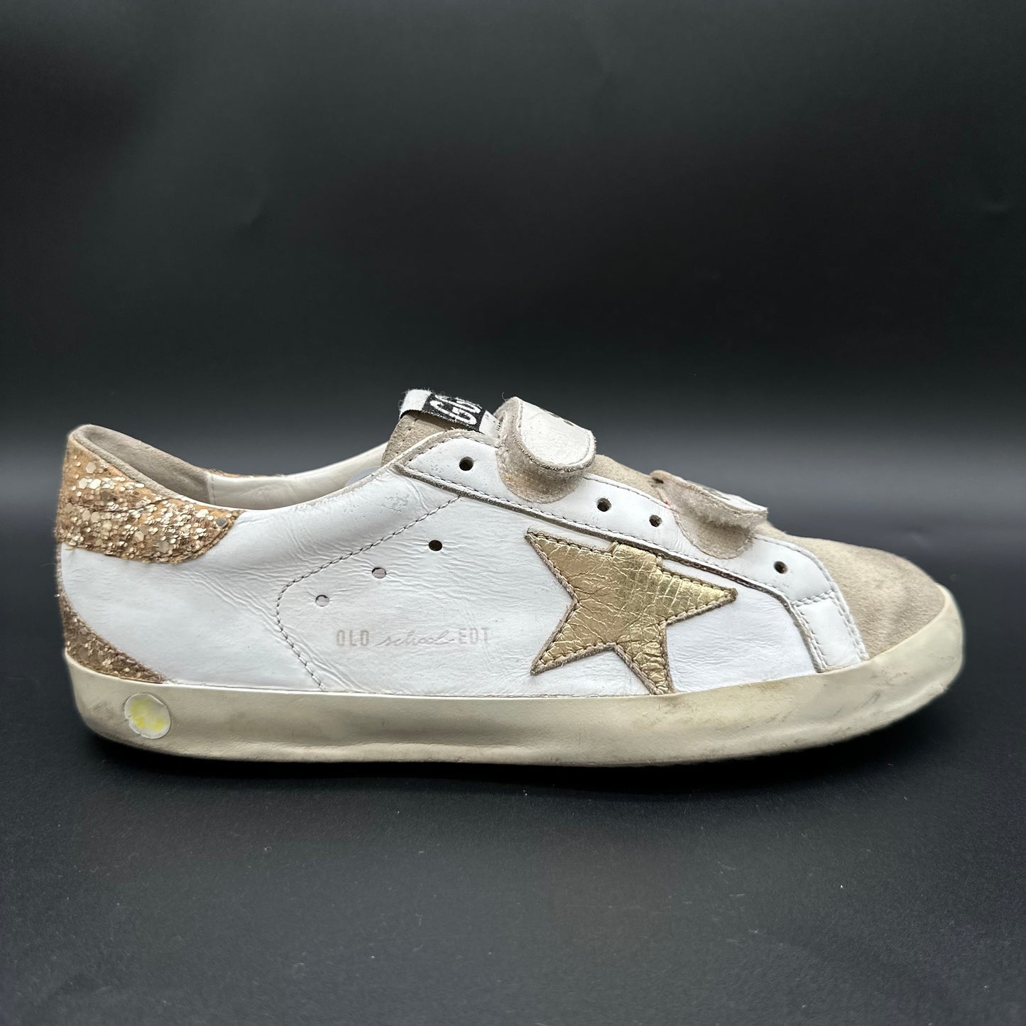 Golden Goose Old-School - Blanc Or Paillettes C1325