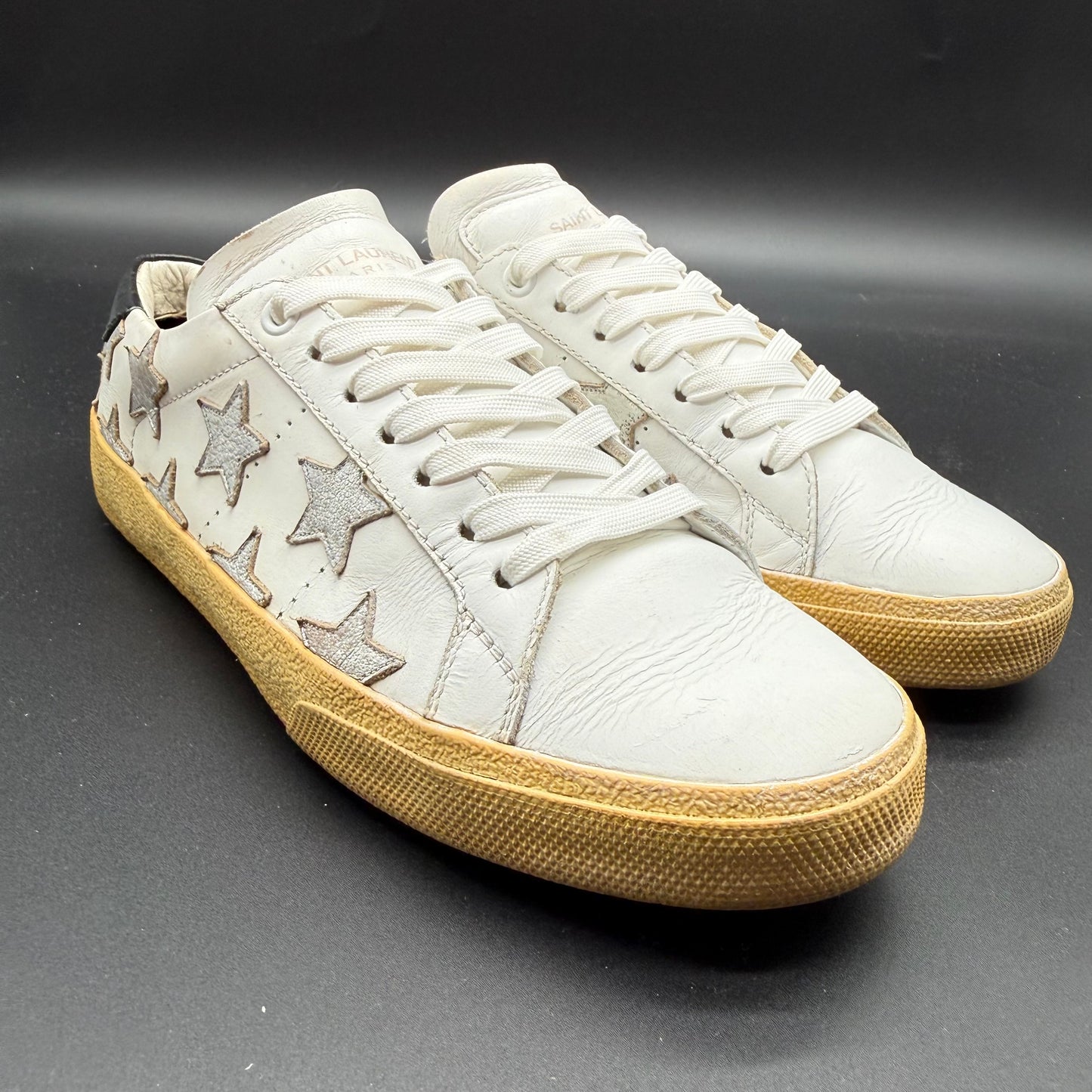 Saint Laurent Court - Étoiles Blanc Noir C981