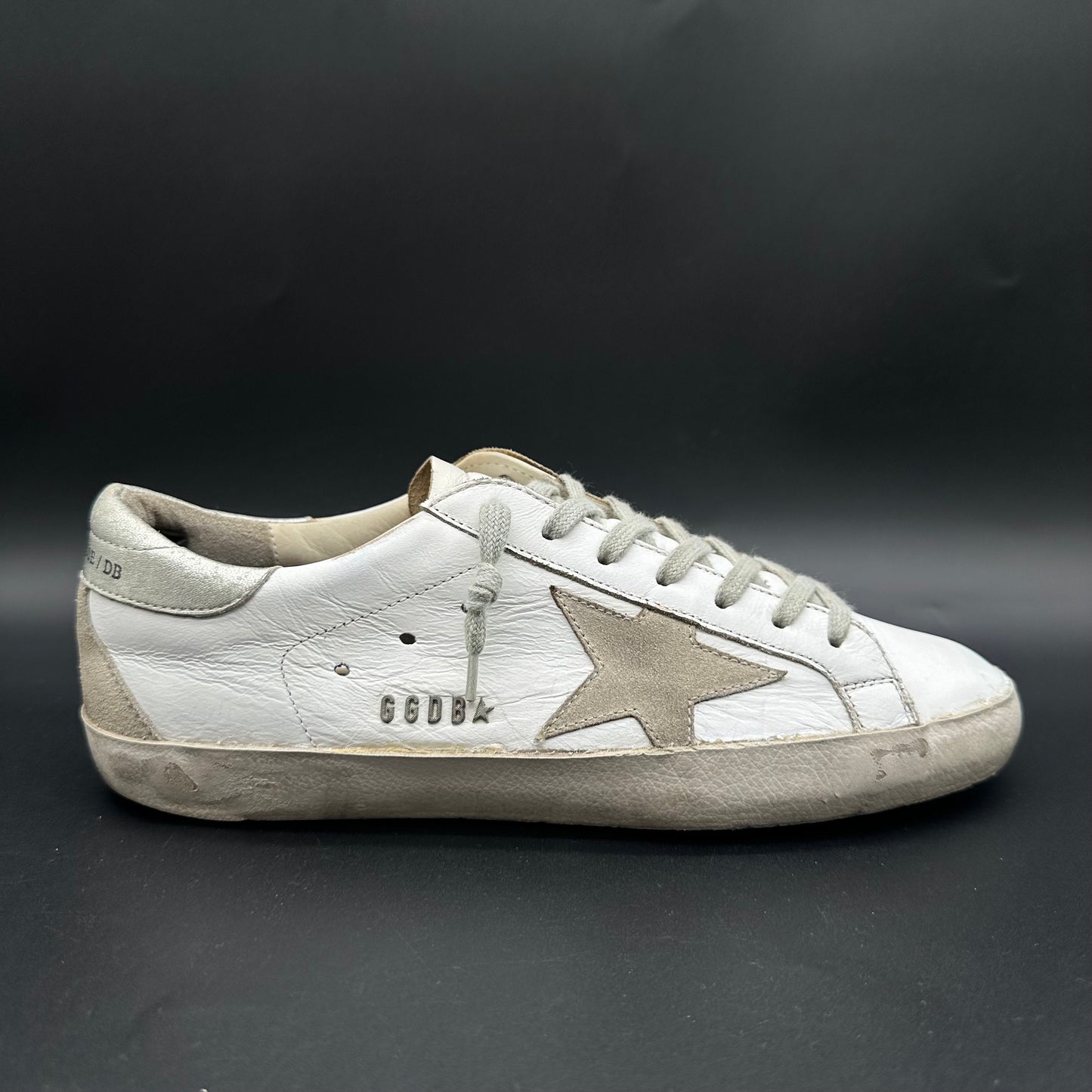 Golden Goose Superstar - Blanc Beige Argent C1271