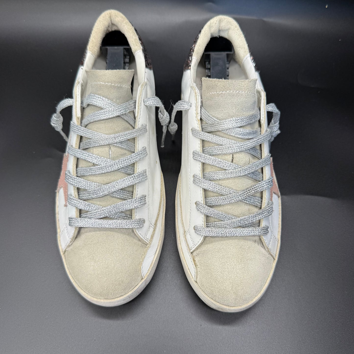 Golden Goose Superstar - Blanc/Rose/Pailettes ◼️