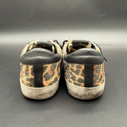 Golden Goose Superstar -  Léopard Noir C858