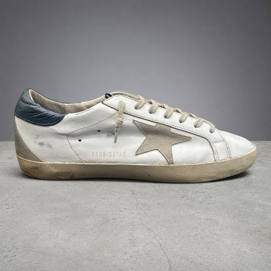 Golden Goose Superstar - Blanc Bleu Zèbre C1253