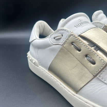Valentino Open - Blanc Or C1396