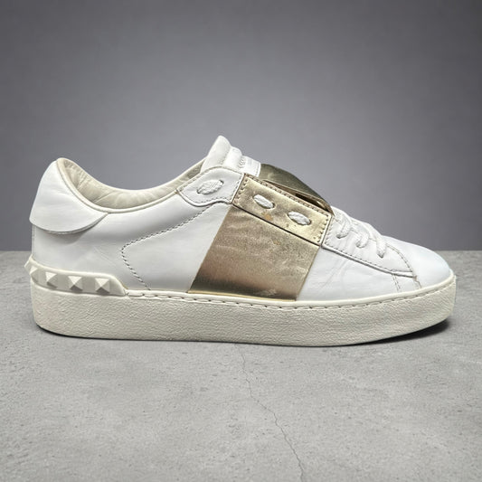 Valentino Open - Blanc Or C1227