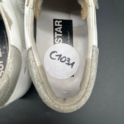 Golden Goose Superstar - Blanc Argent C1031
