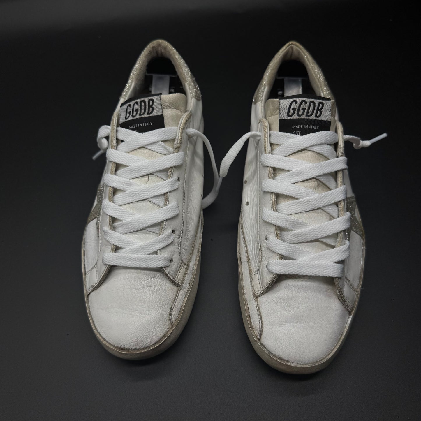 Golden Goose Superstar - Blanc/ Argent ▫️