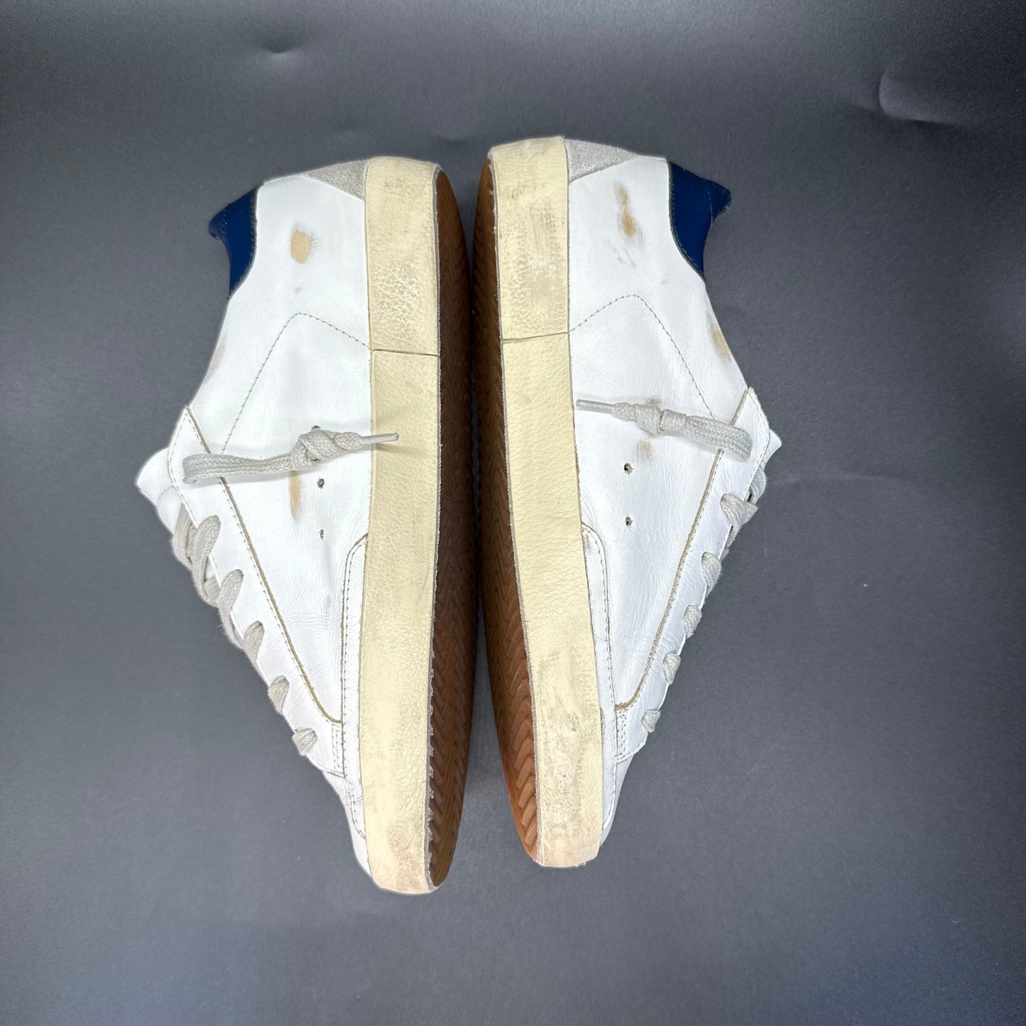 Golden Goose Superstar - Blanc/Bleu marine ◾️
