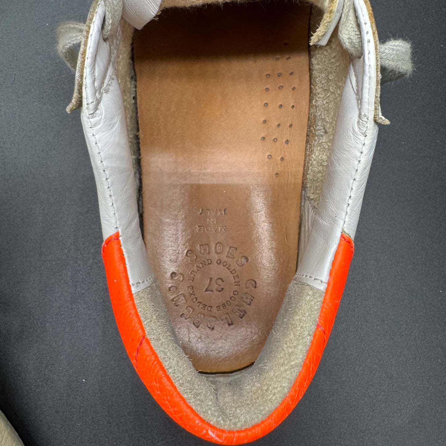 Golden Goose Superstar - Blanc/ Orange ▫️