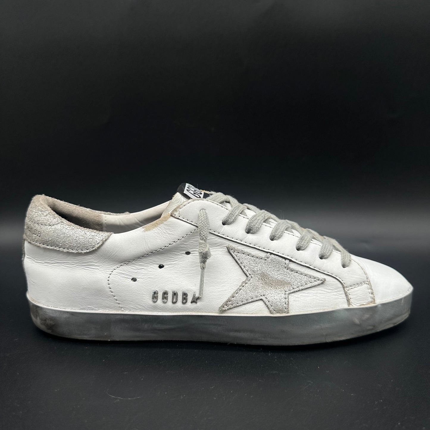 Golden Goose Superstar - Blanc Argent C1031