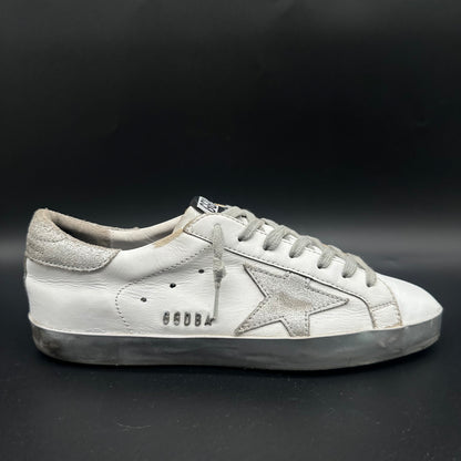 Golden Goose Superstar - Blanc Argent C1031