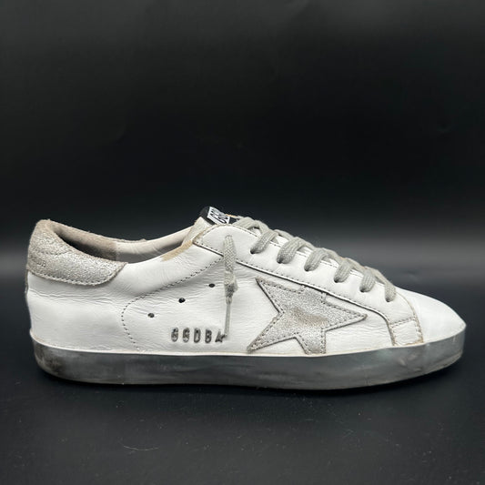 Golden Goose Superstar - Blanc Argent C1031